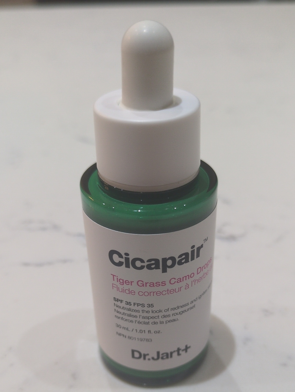 Dr. Jart+ Cicapair Tiger Grass Camo Drops - Green Soothing Serum / New